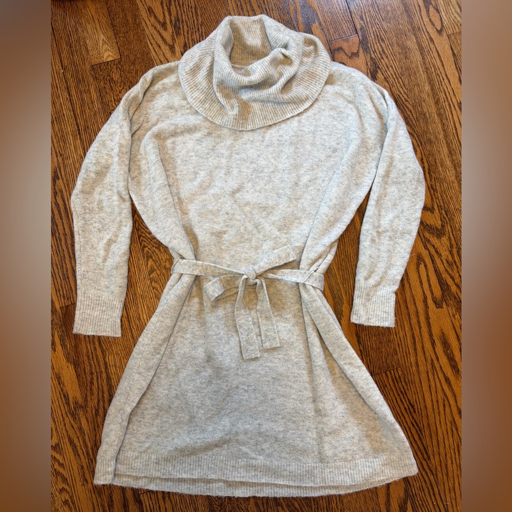 Madewell Oversized Cowl Belted Sweater Sz XS